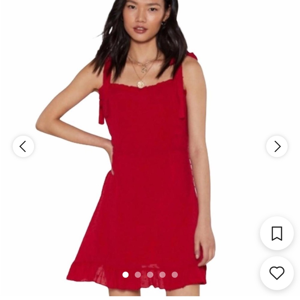 Nasty Gal Red Mini Dress